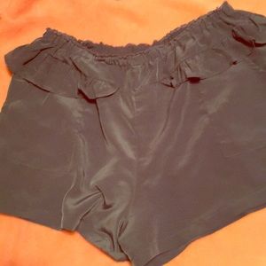 Free bird silly ruffled high waisted shorts